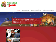 Tablet Screenshot of navidadesjesus.org